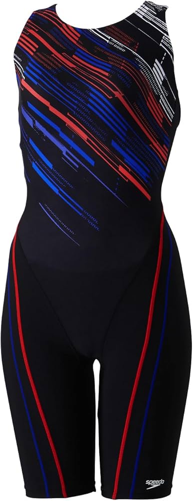 Speedo スピード　水着 レディース　新品 タグ、パット付　SFW12402 公式・アウトレット】デジコースロープルースンニースキン（レディース